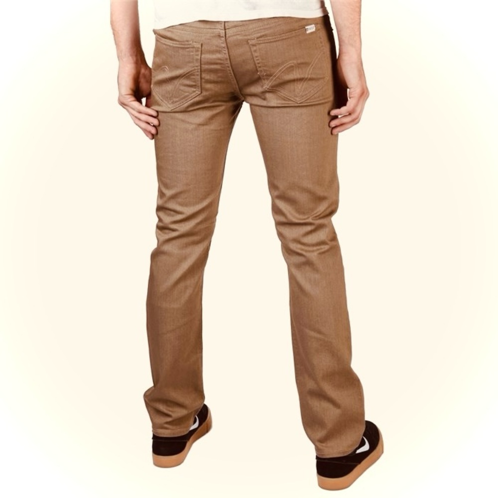 MATIX | 30 x 31 | Gripper Slim Straight Men’s Khaki Rust Tan Gold Cotton Pants